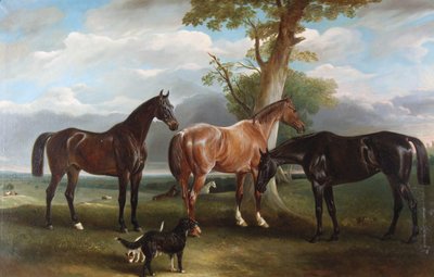 Les chasseurs et chiens préférés du 6e duc, 1857 - John E. Ferneley
